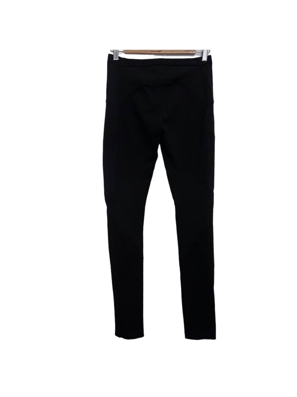 Bcbgmaxazria black skinny pant Bikercore style bodycon tight luxury design